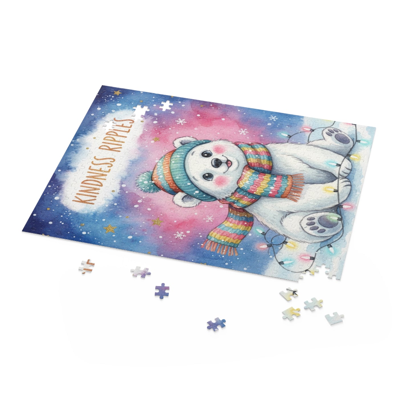 Polar Bear Kindness Puzzle - 120/252/500 Pieces