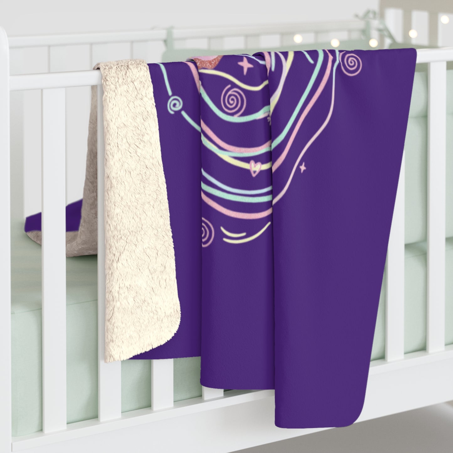 Cozy Kindness Sherpa Fleece Blanket, Soft Blanket, Gift for Her, Inspirational Decor, Butterfly Design, Home Warmth