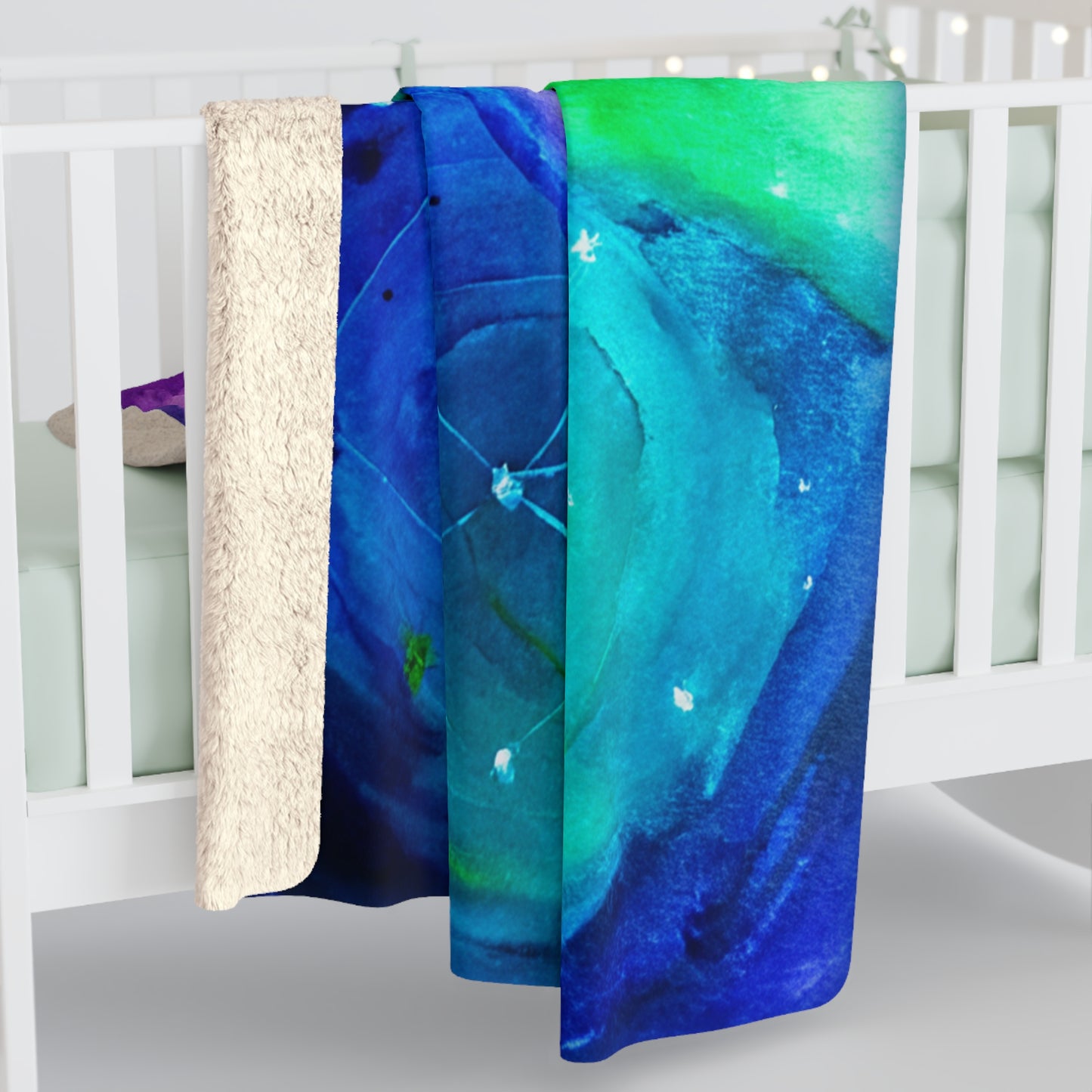 Kindness Ripple Effect Heart Blanket | Colorful Sherpa Fleece Throw | Emotional Regulation Comfort Gift | Cozy Teacher Appreciation