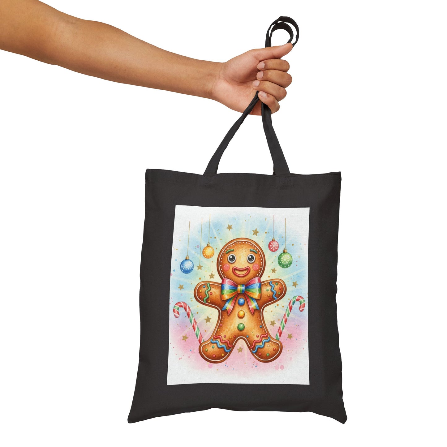 Gingerbread Cookie Holiday Tote Bag