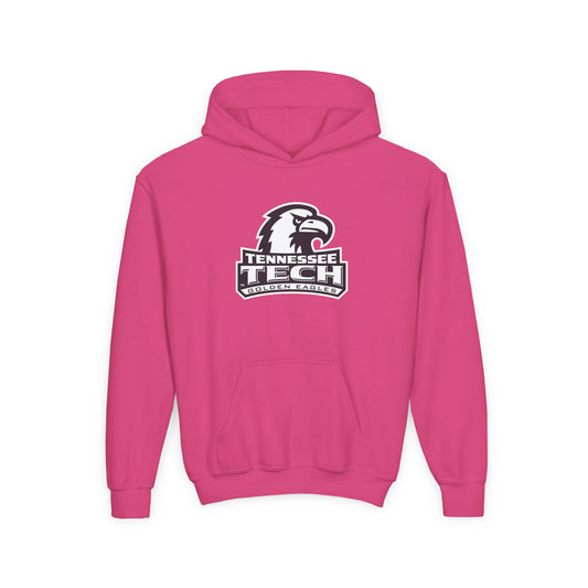 Tennessee Tech Youth Hoodie — Pink Eagle Logo Sweatshirt