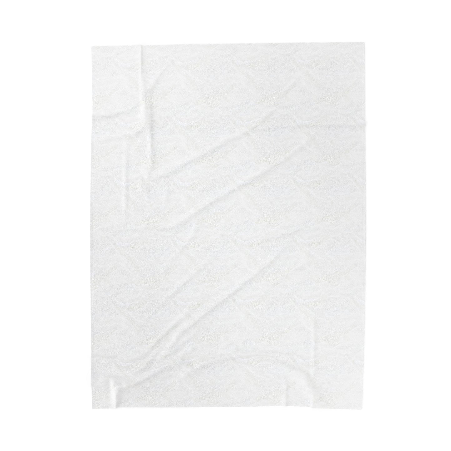 White Kindness Ripples Velveteen Plush Blanket - Cozy Statement Throw for Comfort & Warmth, Cookeville, TN, Waterfall Capital of the World