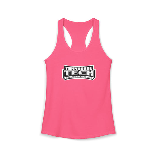 TTU Women's Ideal Racerback Tank Goes Pink