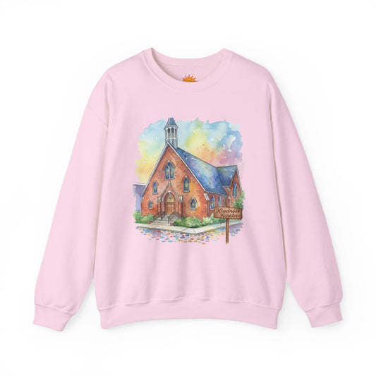 Colorful Church Watercolor Sweatshirt - Homage to the St. William Community