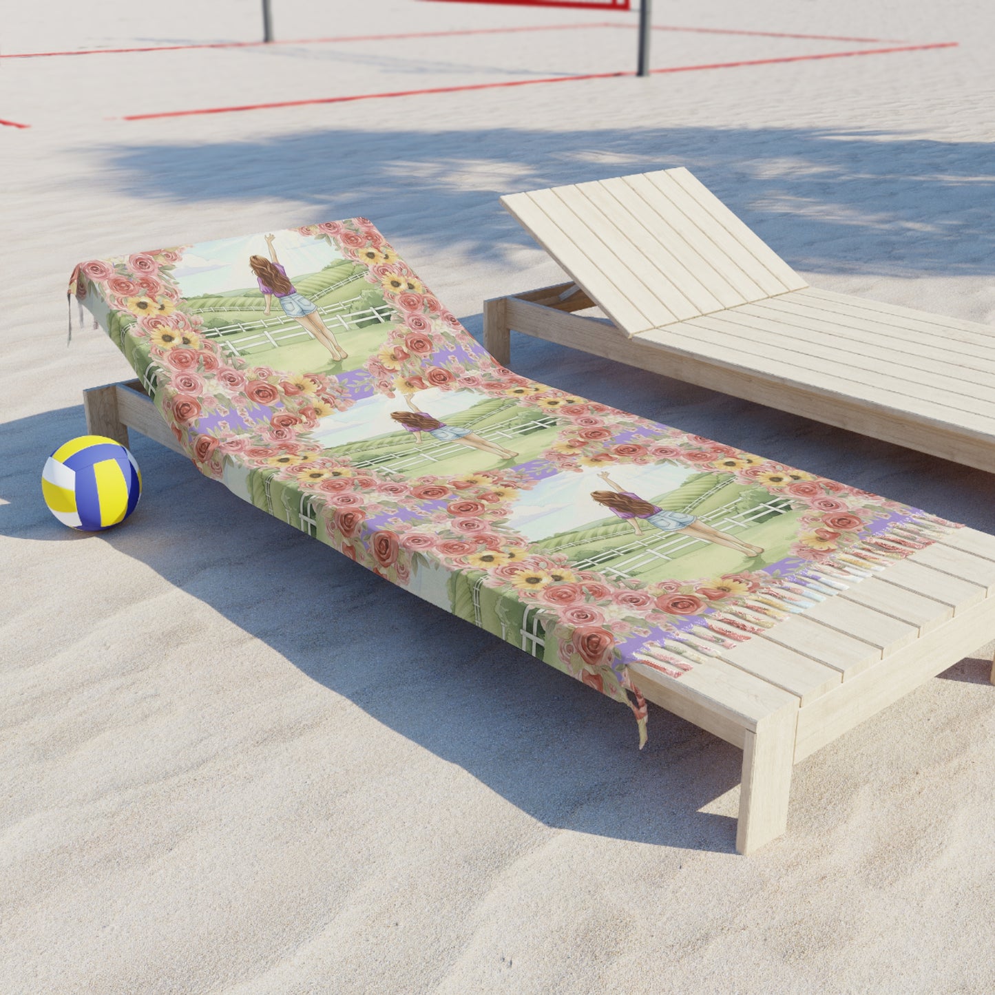 The Molly- Boho Beach Towel - Awe-inspiring. Loving. Joyous. Design for Summer Vibes