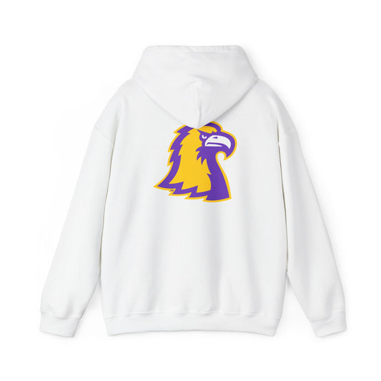 Beach Hoodie with Purple & Gold Eagle Graphic – TTU Team Spirit Sweatshirt
