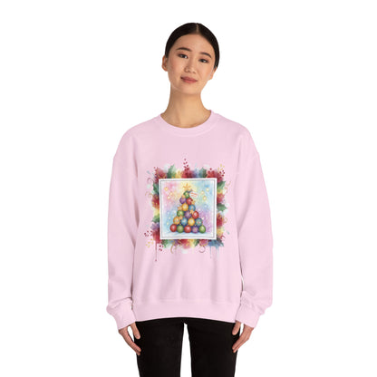 “Festive Ornaments” Unisex Crewneck Sweatshirt - Cozy Holiday Vibes