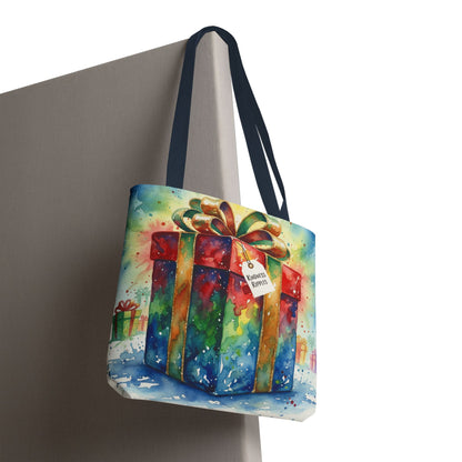 Colorful Gift Tote Bag - Perfect for Holidays & Celebrations -Simple message of Kindness - Reusable