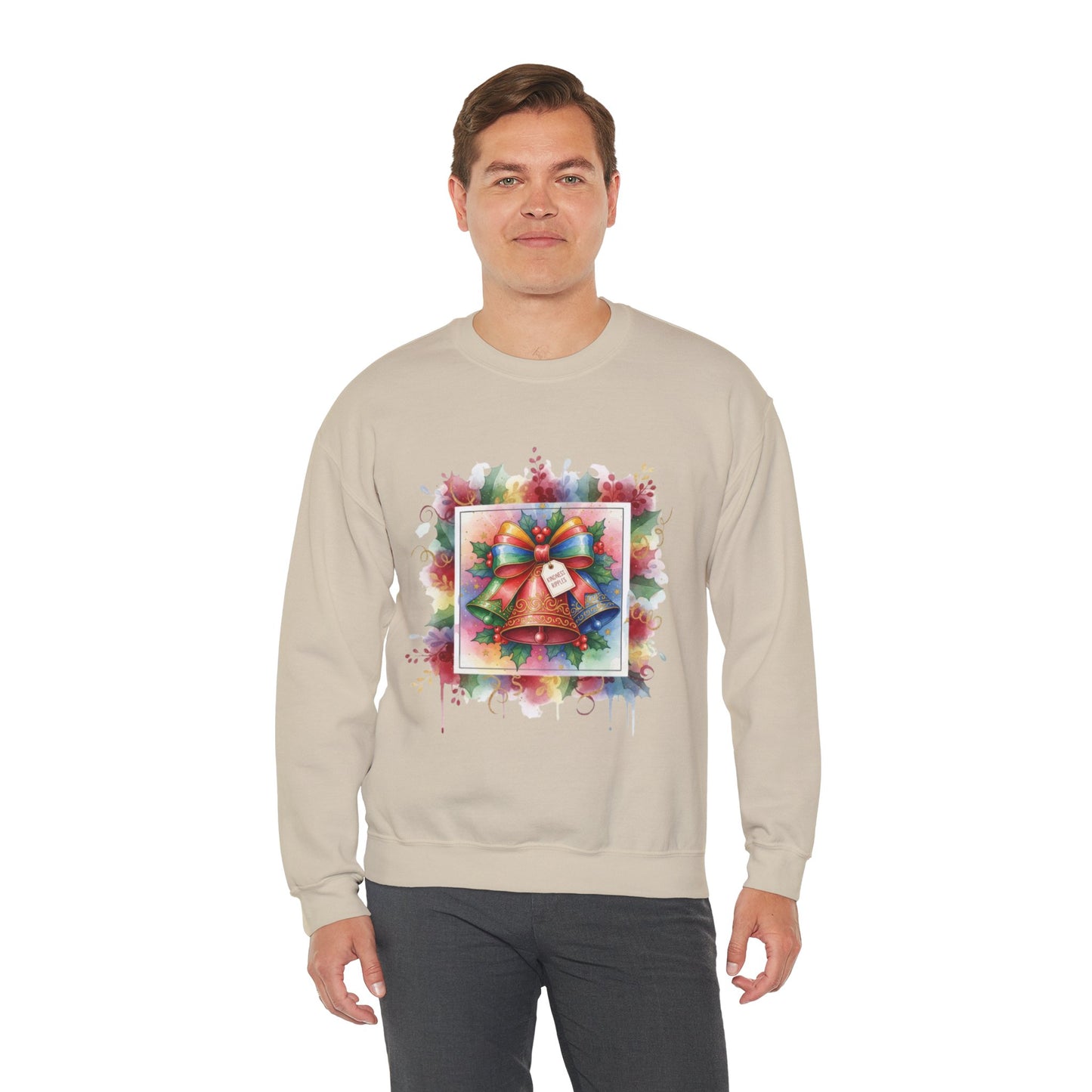 Christmas Bell Crewneck Sweatshirt | Festive Holiday Apparel