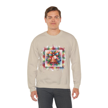 Christmas Bell Crewneck Sweatshirt | Festive Holiday Apparel