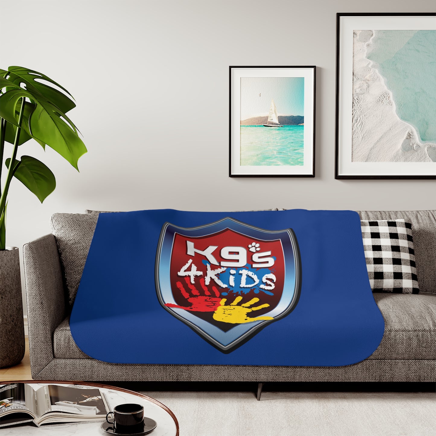 K9s4KIDs Sherpa Blanket — Cozy Kids Rescue Support Throw