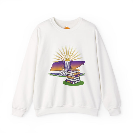 STUDENTS - Crewneck Sweatshirt Waterfall Capital Cookeville TN TN Tech Students Wellness- TAKE CARE OF YOU