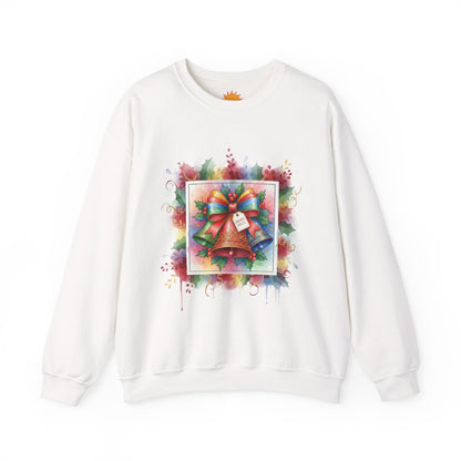 Christmas Bell Crewneck Sweatshirt | Festive Holiday Apparel