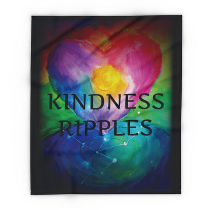 Fleece Blanket - Kindness Ripples Design