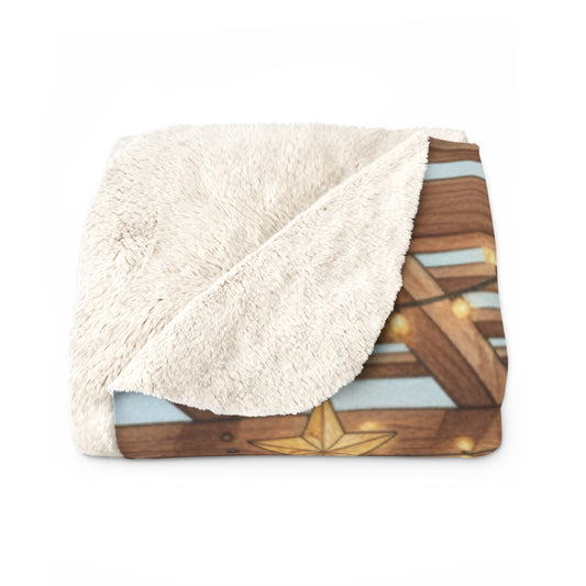 Sherpa Fleece Blanket - The Protector German Shepherd