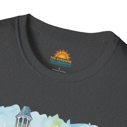 Watercolor Church Unisex Softstyle T-Shirt - Homage to the St. William Community