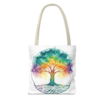 Colorful Kindness Tree Tote Bag