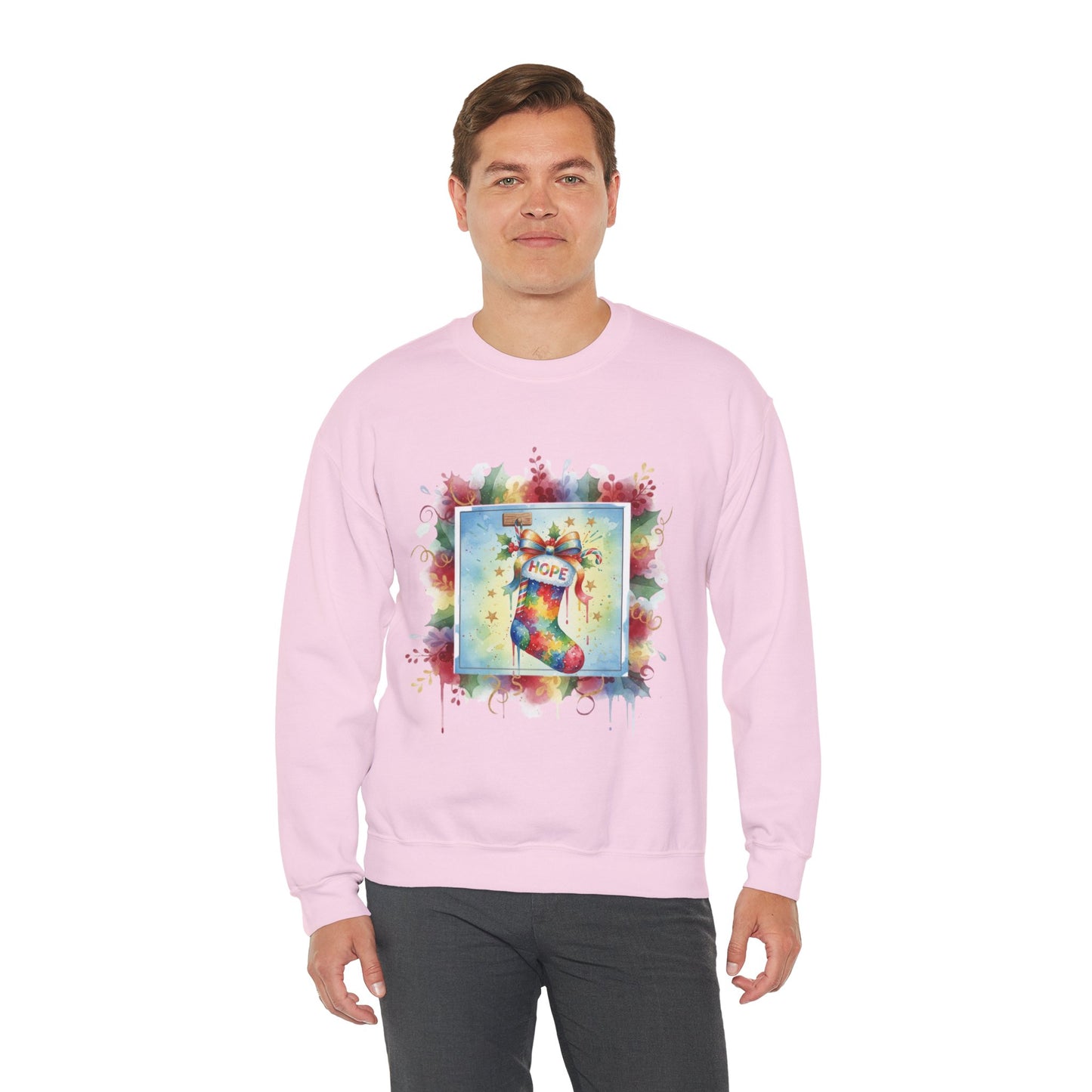 Hopeful Holiday Crewneck Sweatshirt