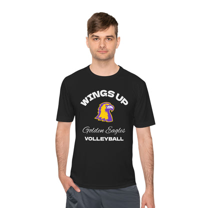 Wings Up Golden Eagles Volleyball Tee
