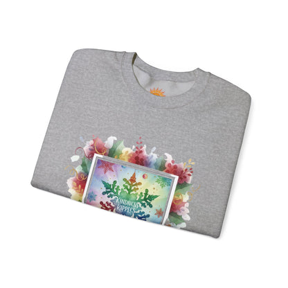 Rainbow Snowflake Kindness Crewneck Sweatshirt