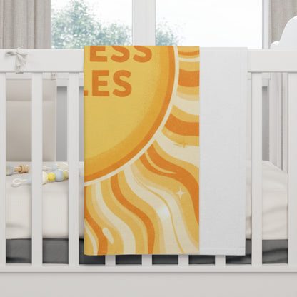 Kindness Ripples Soft Fleece Baby Blanket | Cozy Gift for Newborns, Nursery, Baby Shower, Gender Neutral Decor, Thoughtful Gift