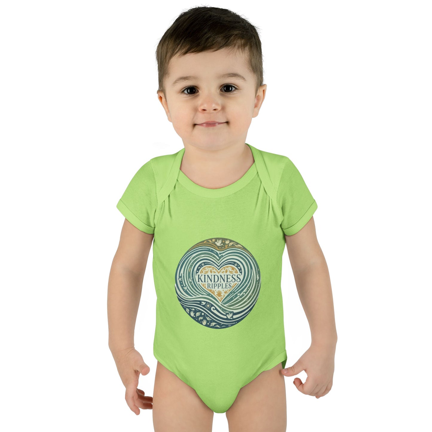 Kindness Ripples Infant Baby Bodysuit - Cute Baby Clothes for Newborns