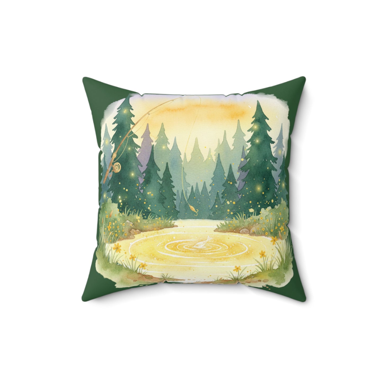River's Edge Sunshine Square Pillow