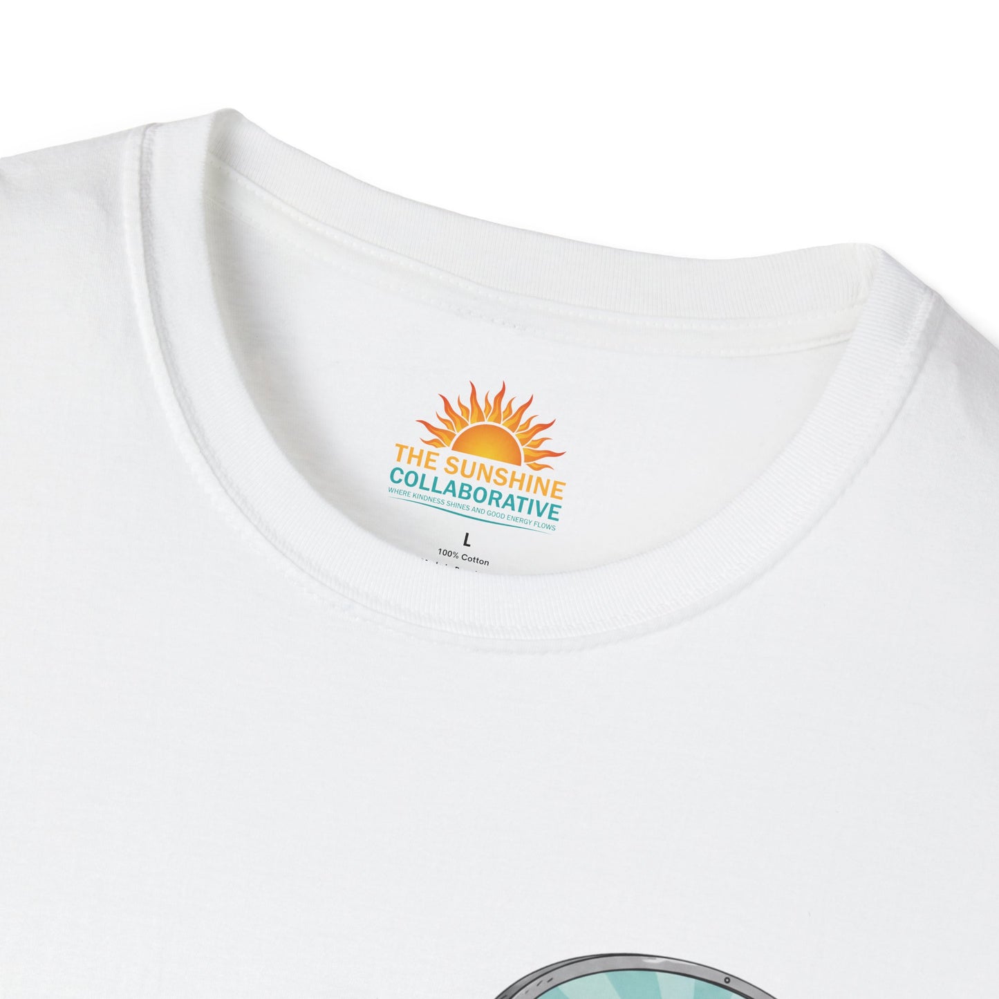 Sunshine Collaborative Unisex T-Shirt, Kindness Vibes Tee, Feel Good Shirt, Gift for Friends, Motivational Apparel, Beach Day Outfit