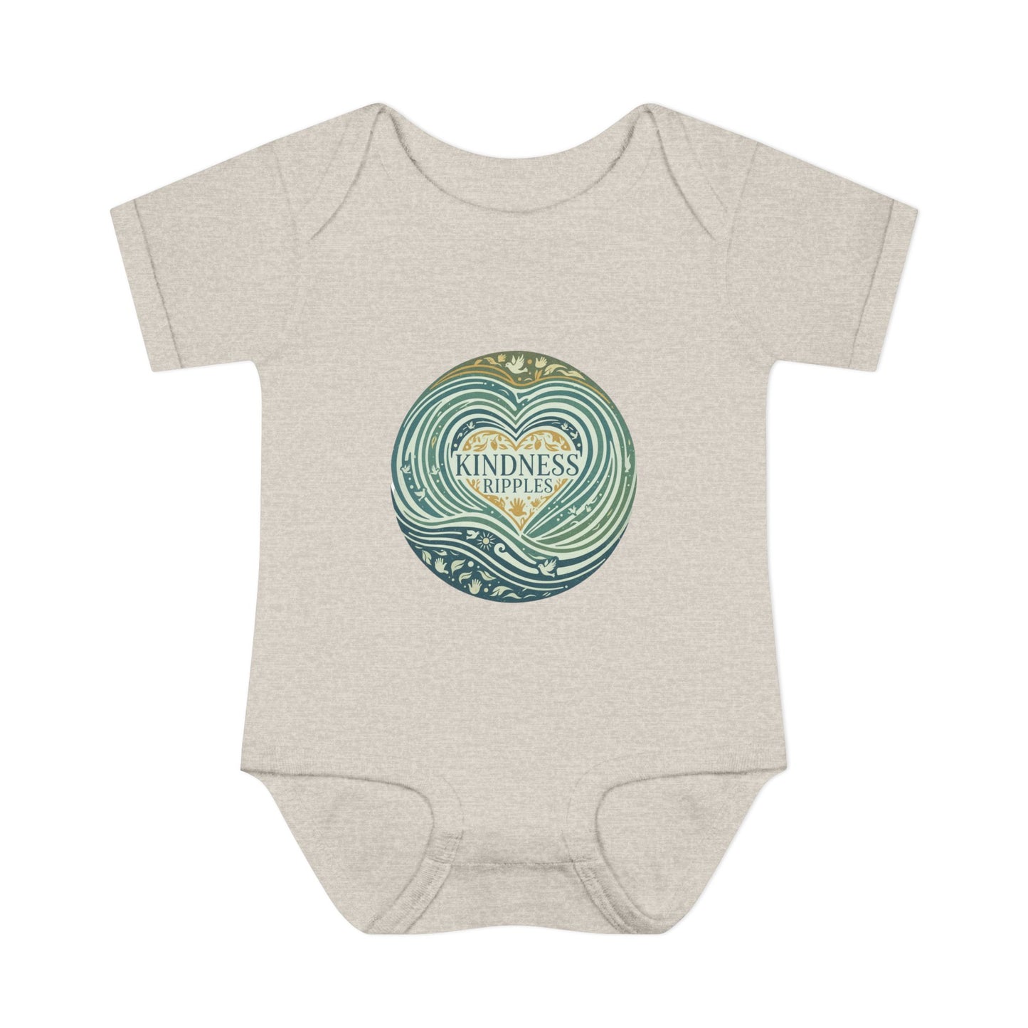 Kindness Ripples Infant Baby Bodysuit - Cute Baby Clothes for Newborns