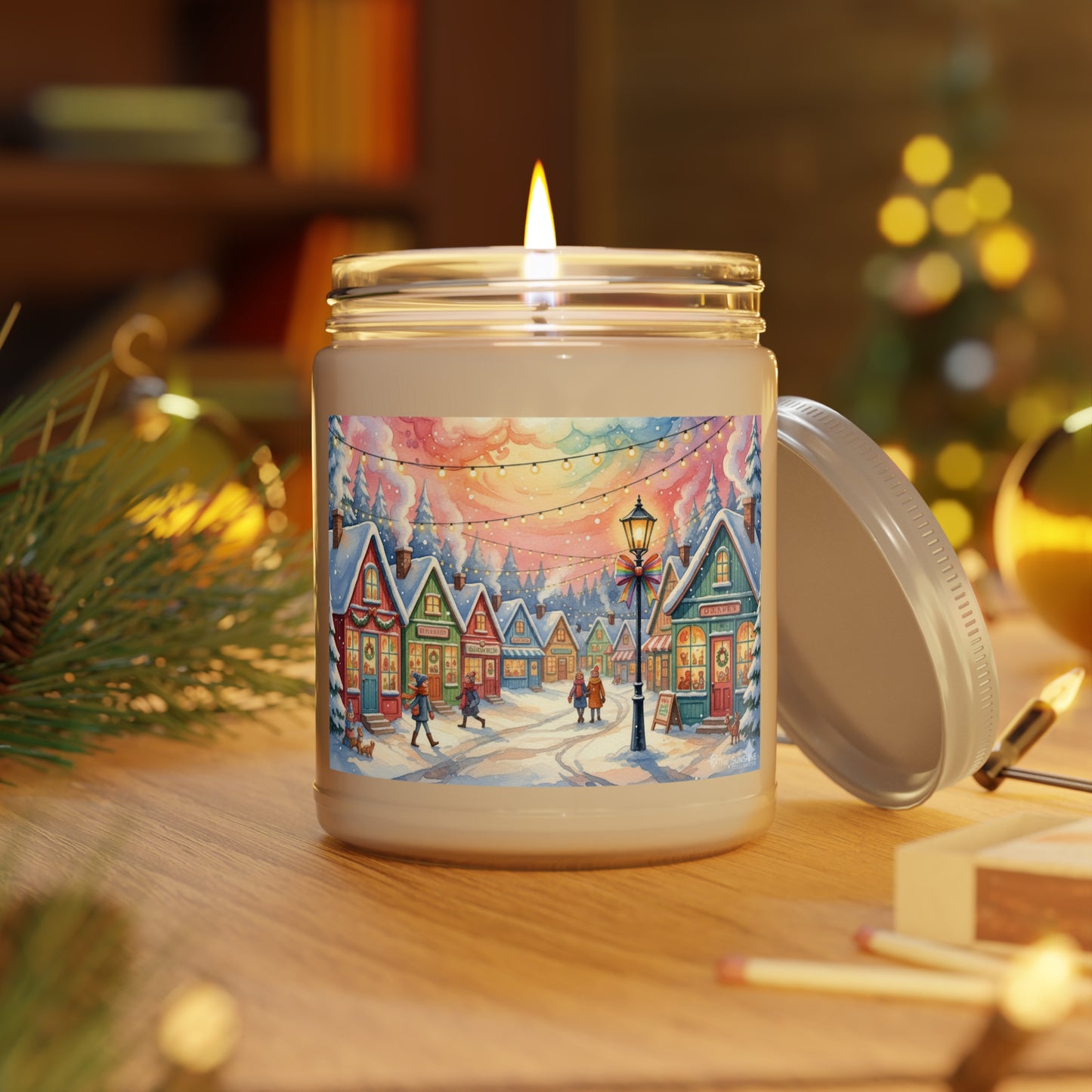Cozy Winter Scented Soy Candle