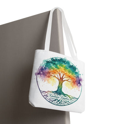 Colorful Kindness Tree Tote Bag