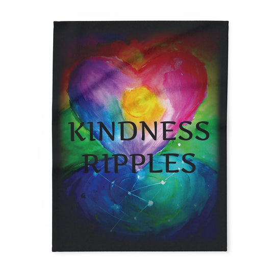 Fleece Blanket - Kindness Ripples Design