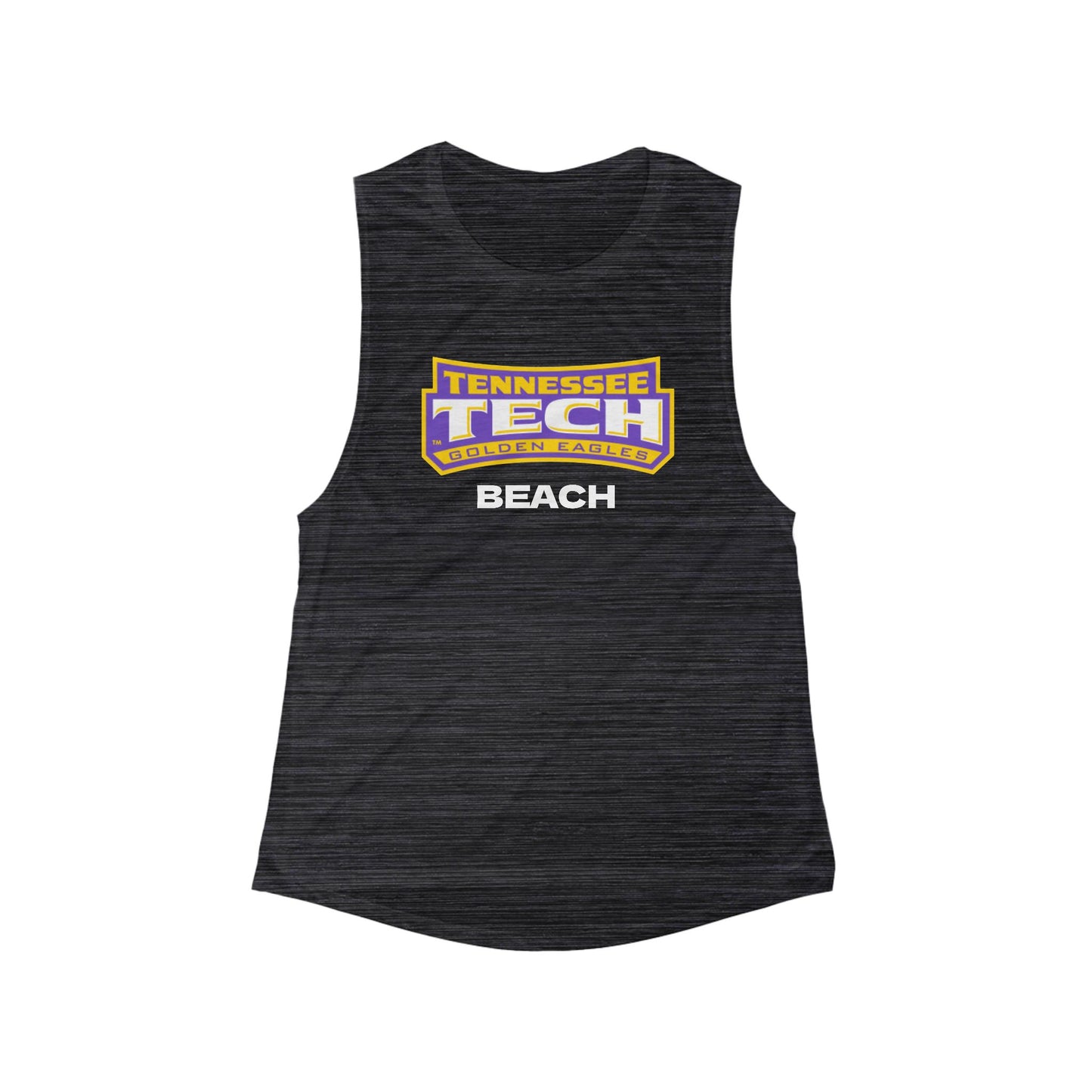 Tennessee Tech Beach Women's Muscle Tank - Scoop Flowy Tank Top