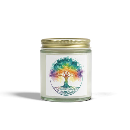 Rainbow Tree Scented Candle - Coconut Wax (4oz) - Kindness Collection