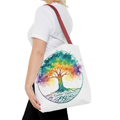 Colorful Kindness Tree Tote Bag
