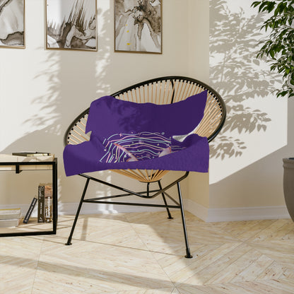 Butterfly Kindness Blanket - Cozy Velvet Throw for Self-Care, Gift for Baby, Girl Gift, Gift for Friends, Meditation, Home Decor, Comfort