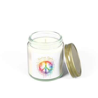Peaceful Rainbow Scented Candles - Coconut Apricot Wax