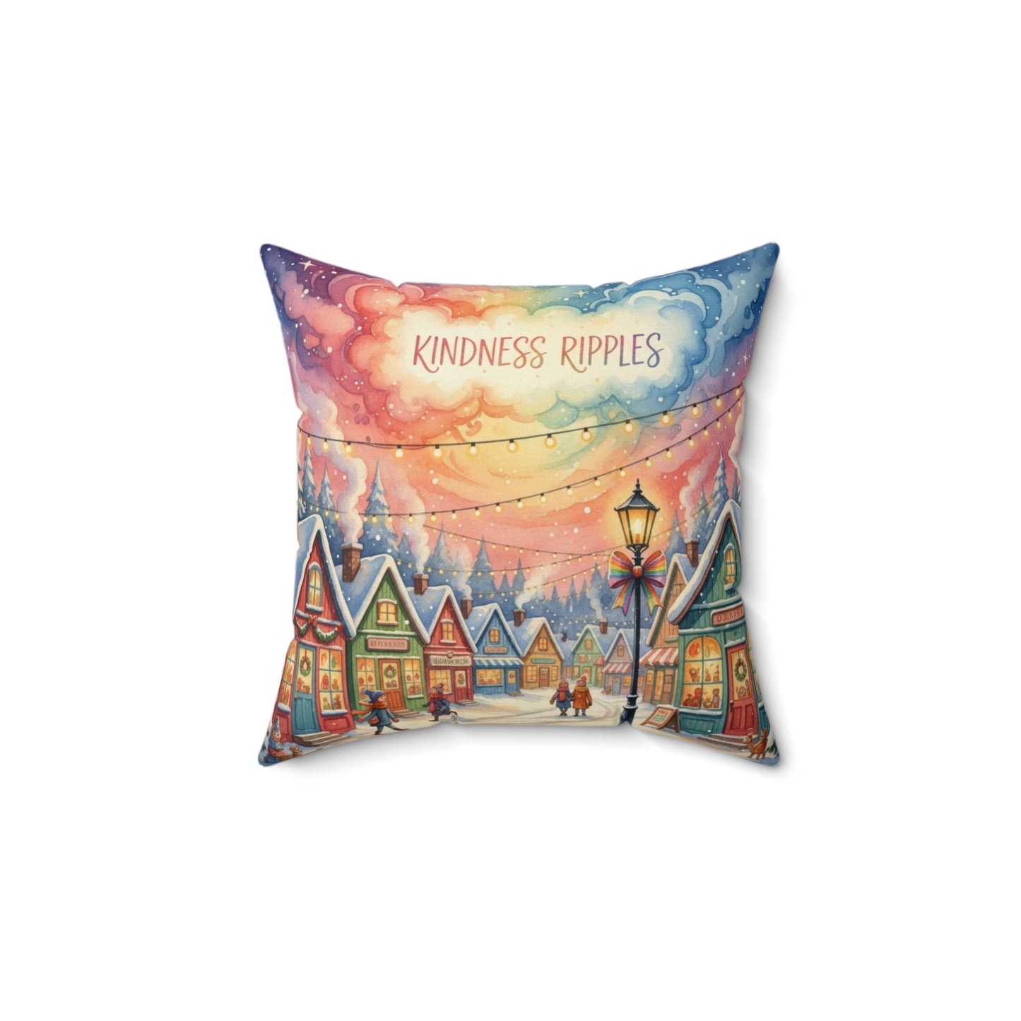 Kindness Ripples Decorative Pillow