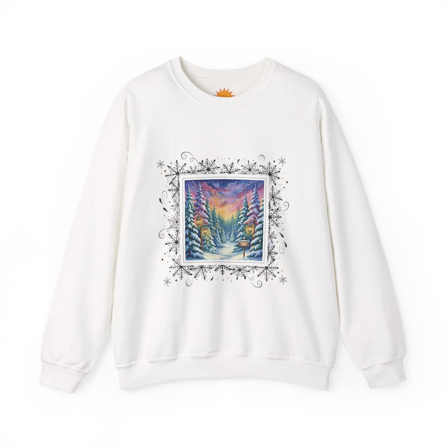Winter Wonderland Crewneck Sweatshirt - Cozy Unisex Design for Holiday Comfort
