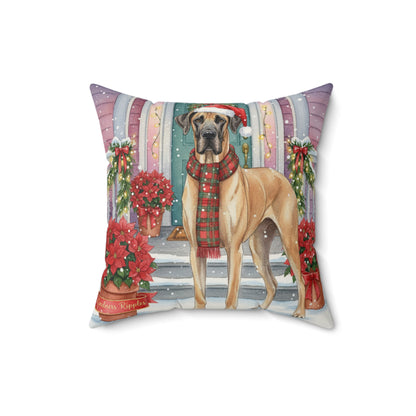 Square Pillow Great Dane Design