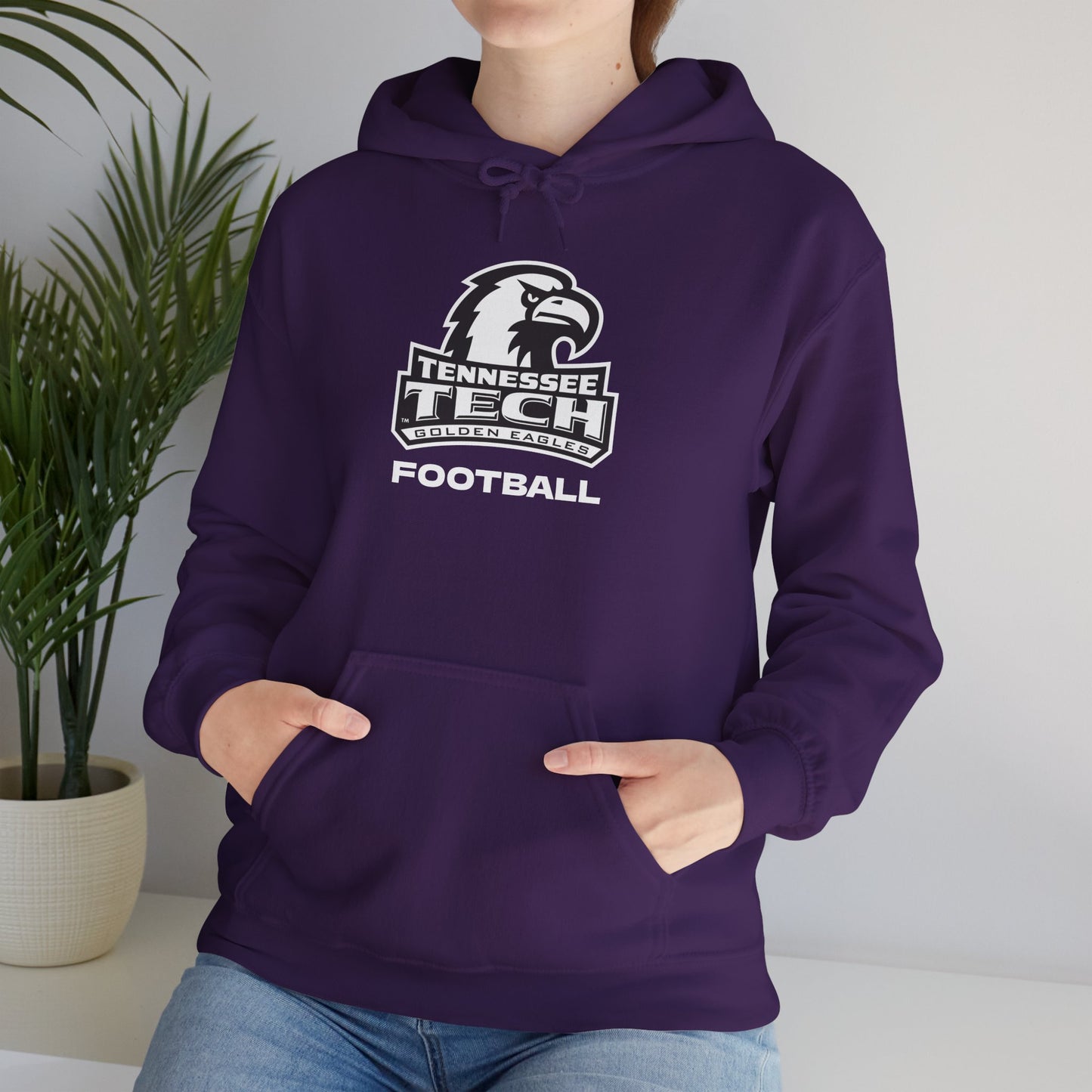 Tennessee Tech Football Hoodie – Eagle Logo College Pullover