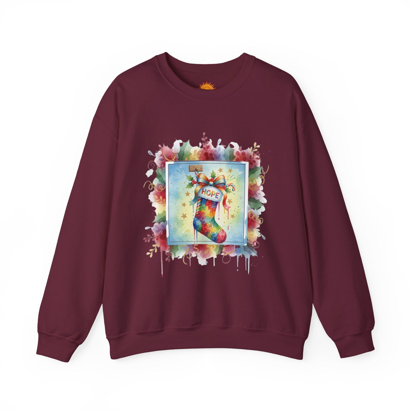 Hopeful Holiday Crewneck Sweatshirt