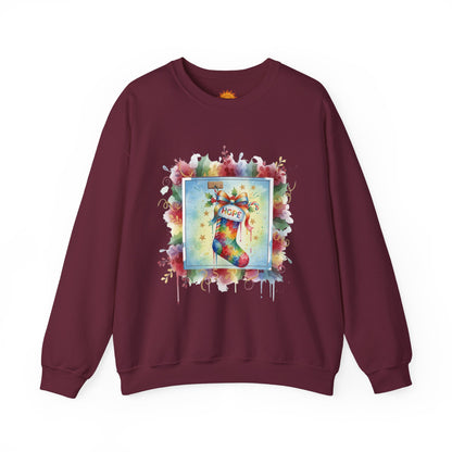 Hopeful Holiday Crewneck Sweatshirt