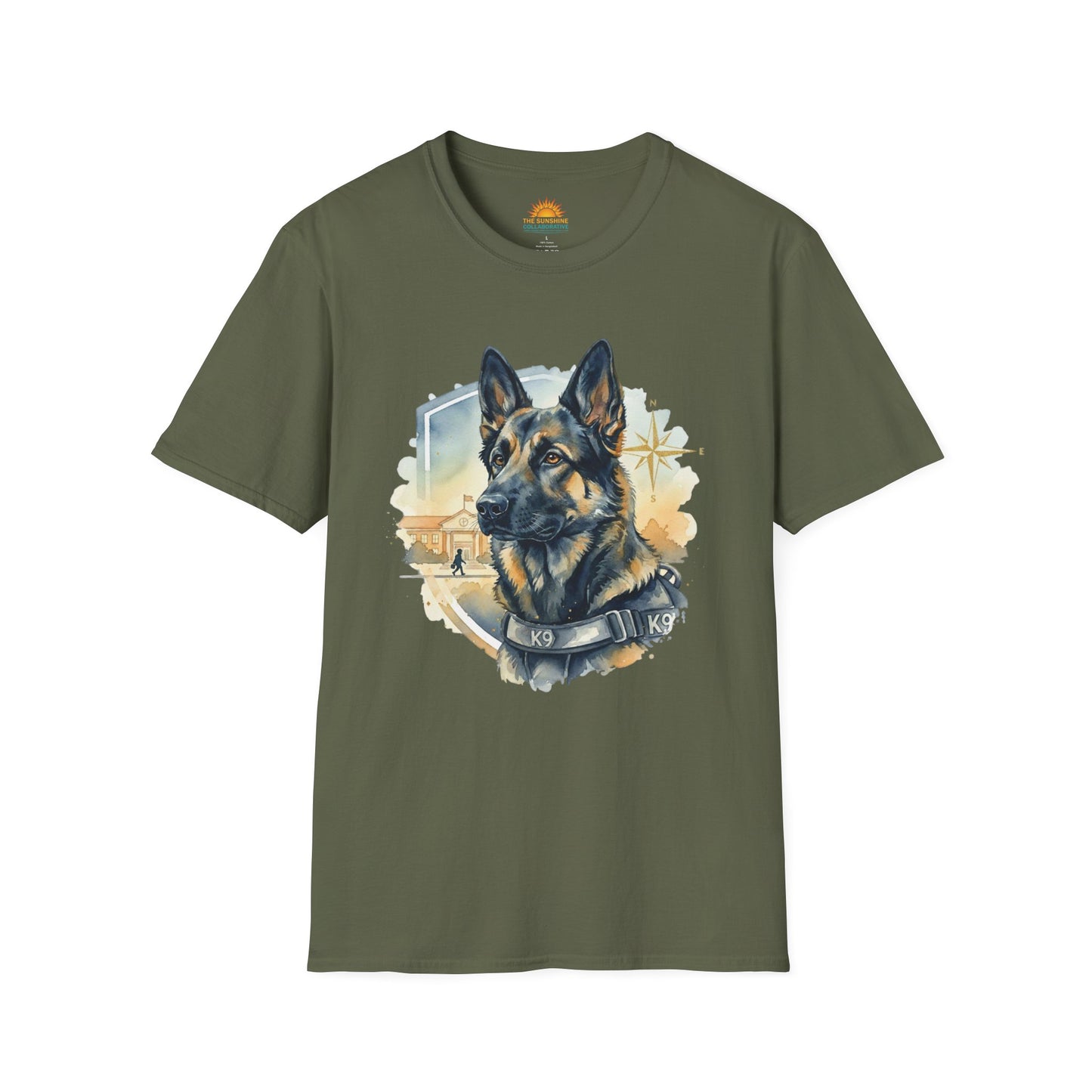 K9 German Shepherd Tribute T‑Shirt – Police Dog Memorial Tee - The Protector