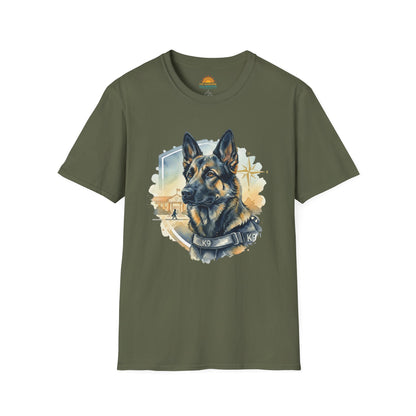 K9 German Shepherd Tribute T‑Shirt – Police Dog Memorial Tee - The Protector