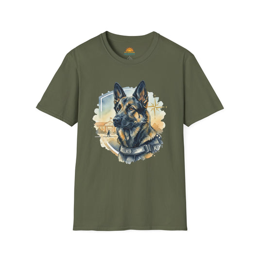 K9 German Shepherd Tribute T‑Shirt – Police Dog Memorial Tee - The Protector