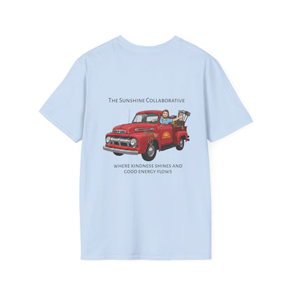 Sunshine Collaborative Unisex T-Shirt, Kindness Vibes Tee, Feel Good Shirt, Gift for Friends, Motivational Apparel, Beach Day Outfit