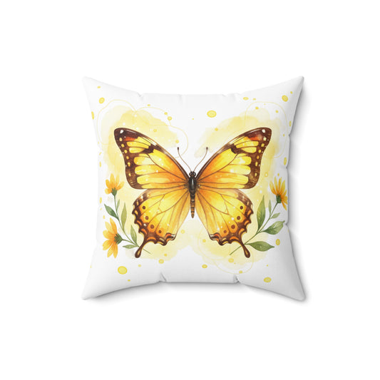 Pillow Butterfly Design Square Pillow
