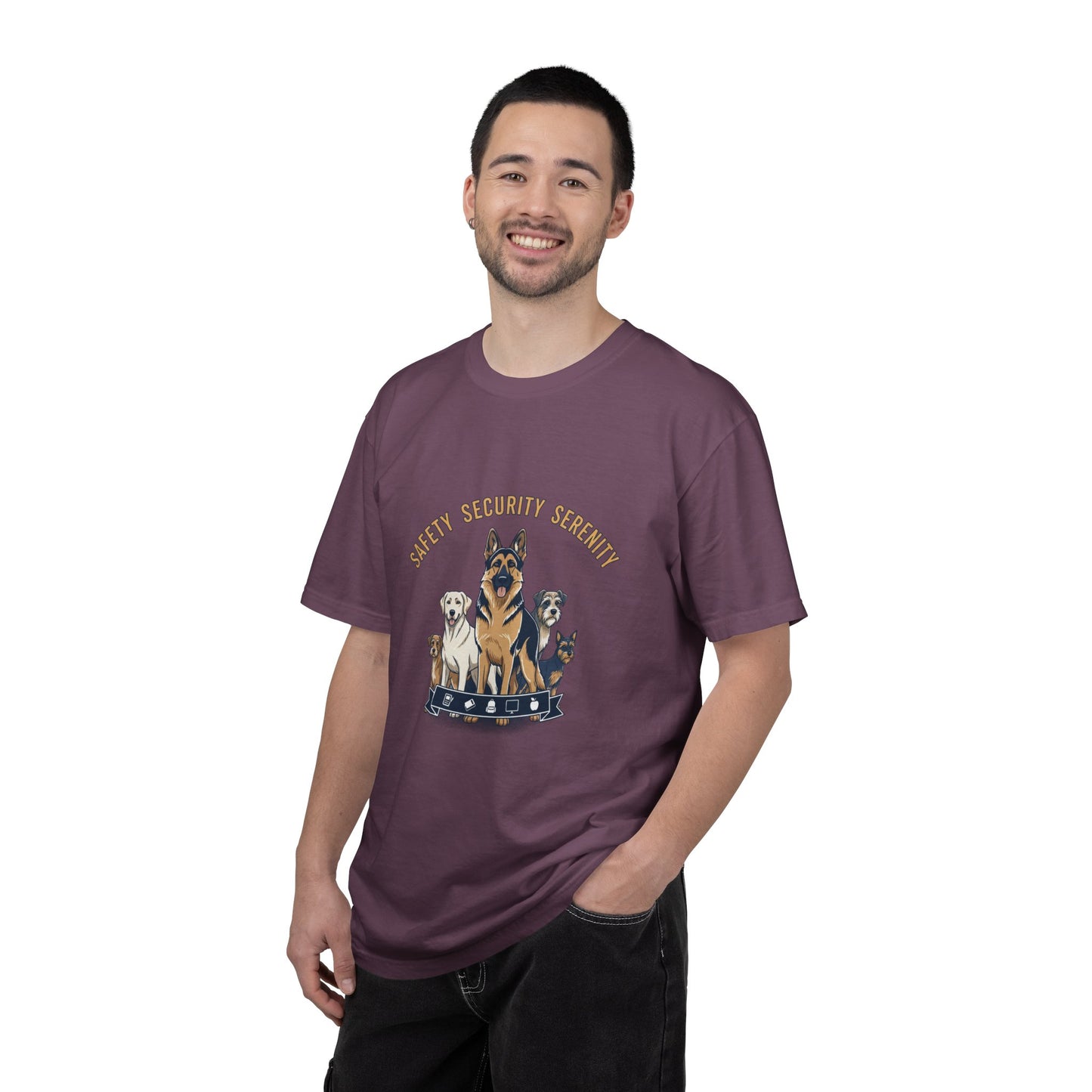 Safety Security Serenity T-Shirt — Dog Pack Graphic Tee