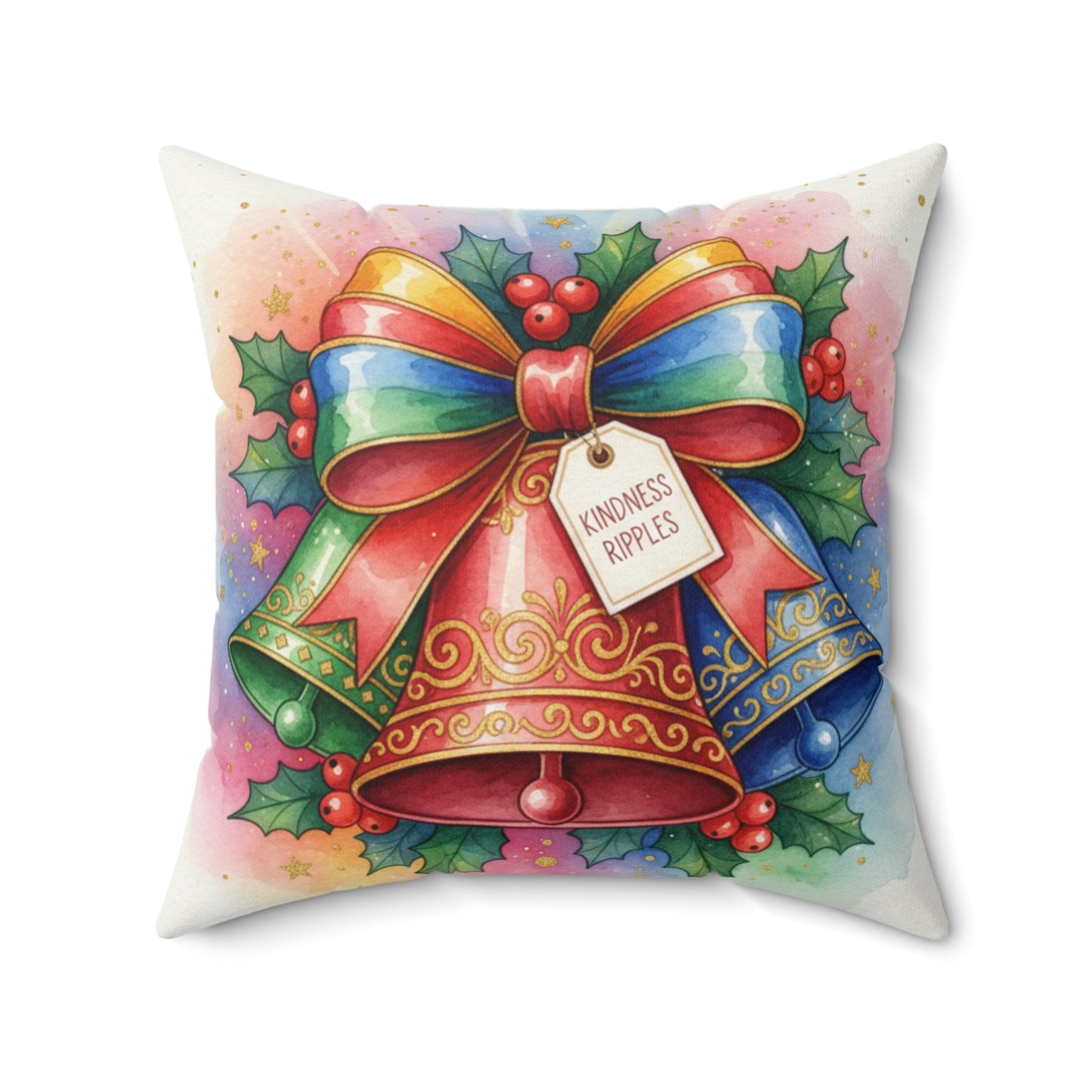 Christmas Bells Decorative Pillow